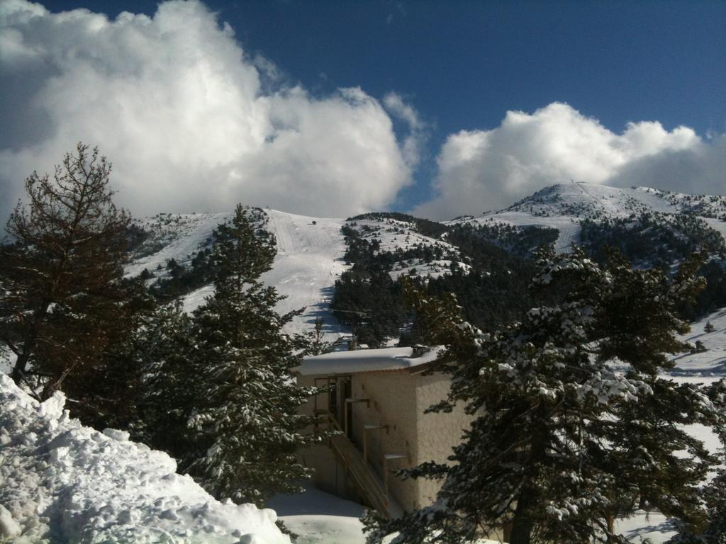 Apartment Face Aux Pistes Greolieres les Neiges Exterior foto